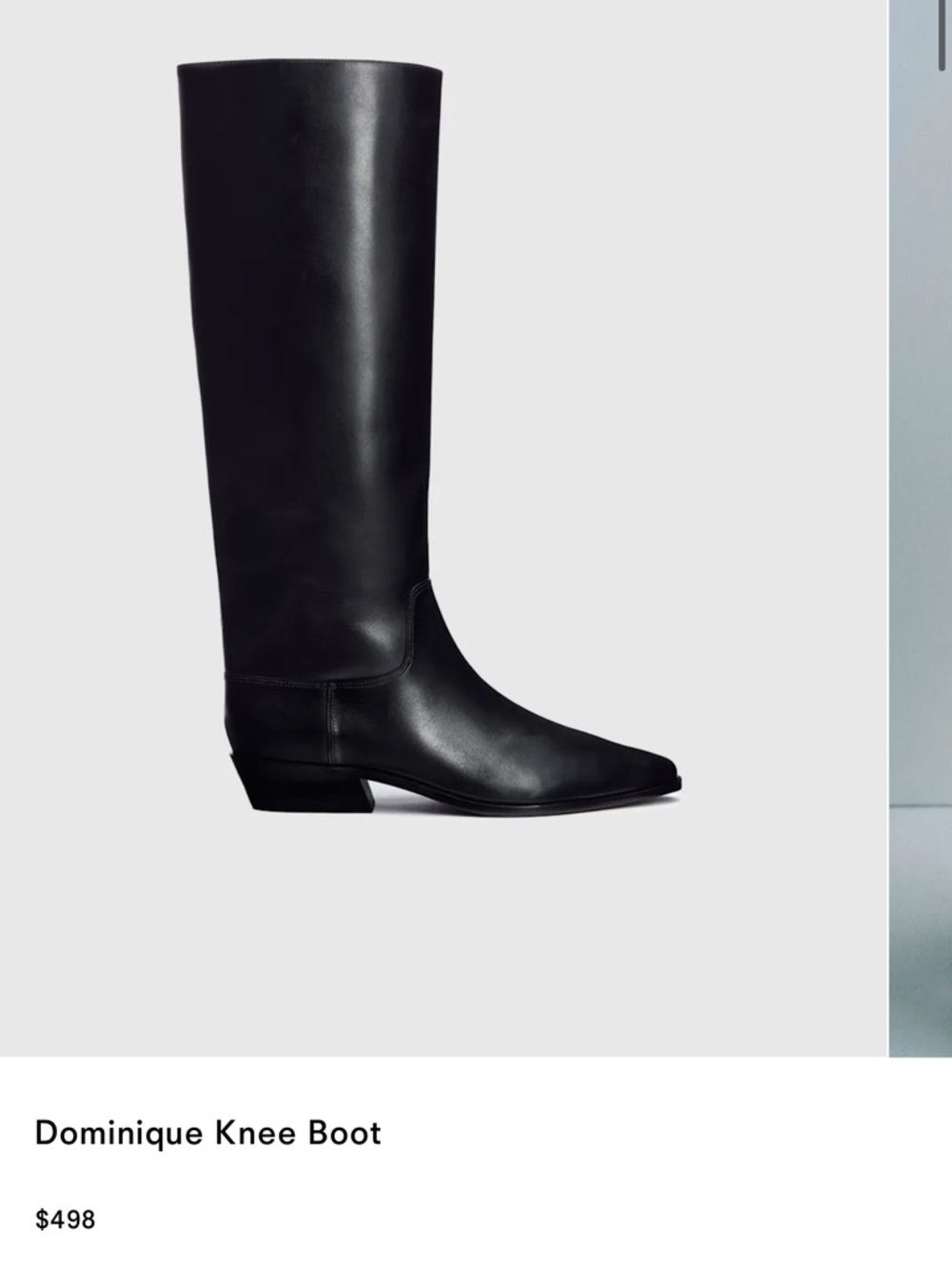 Dominique Knee Boot - Black